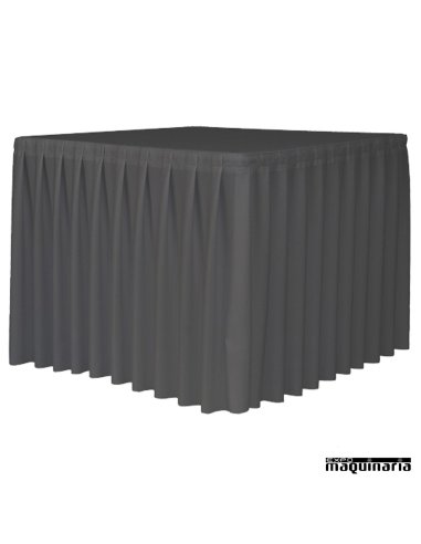 Funda de Mesa ZOPARAMOUNTXXL90 (plisada) antracita