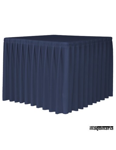 Funda de Mesa ZOPARAMOUNTXXL90 (plisada) azul