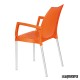 Sillón apilable LBTULIPB naranja