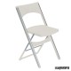 Silla plegable LBCOMPACTA blanca