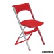 Silla plegable LBCOMPACTA roja