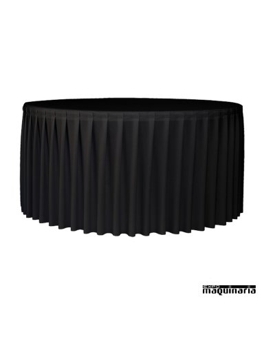 Funda de Mesa ZOPARAMOUNTPLANET180 (plisada) negra