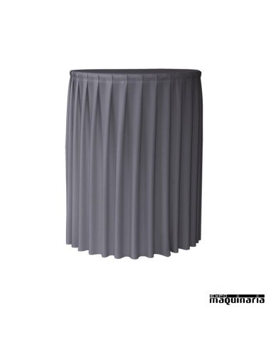 Funda de Mesa ZOPARAMOUNTCOCKTAIL (plisada) antracita