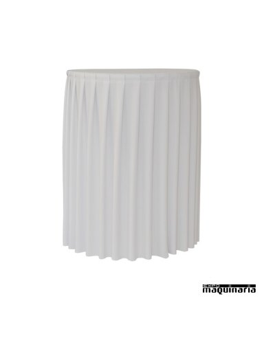 Funda de Mesa ZOPARAMOUNTCOCKTAIL (plisada) blanca