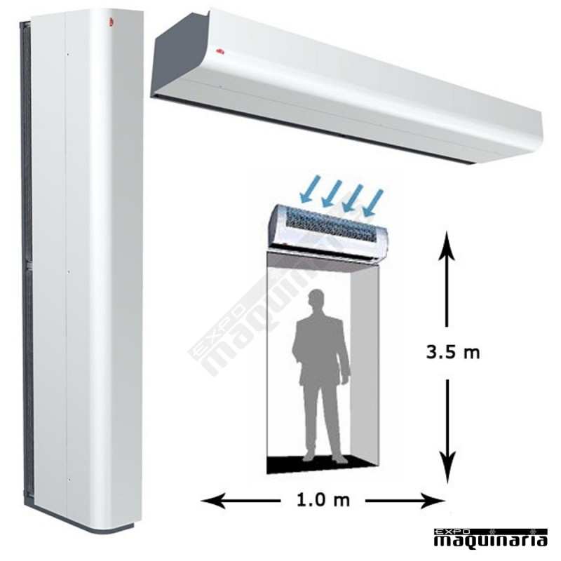 Cortina de aire AVPA3510A ambiente