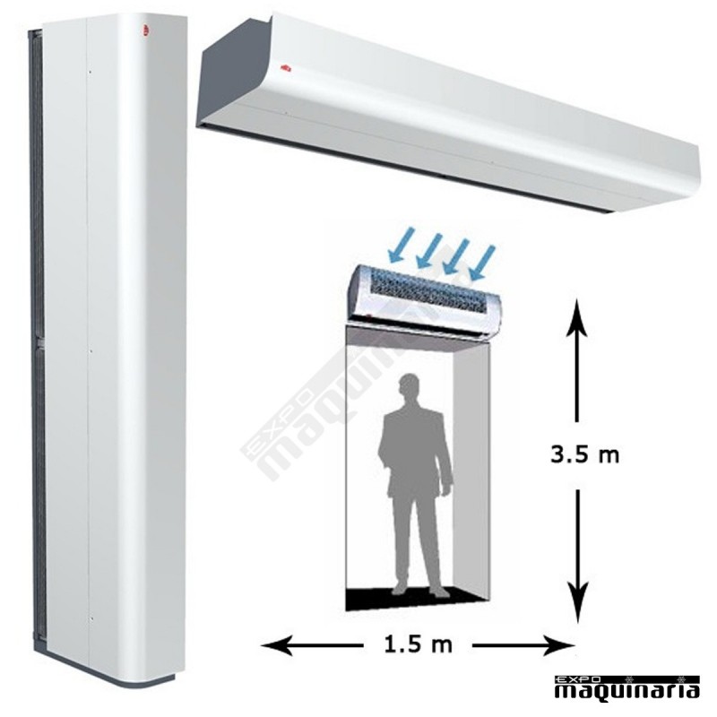 Cortina de aire ARPA3515A ambiente