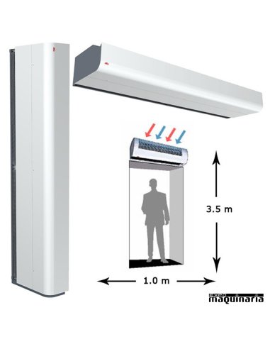 Cortina de aire AVPA3510A ambiente