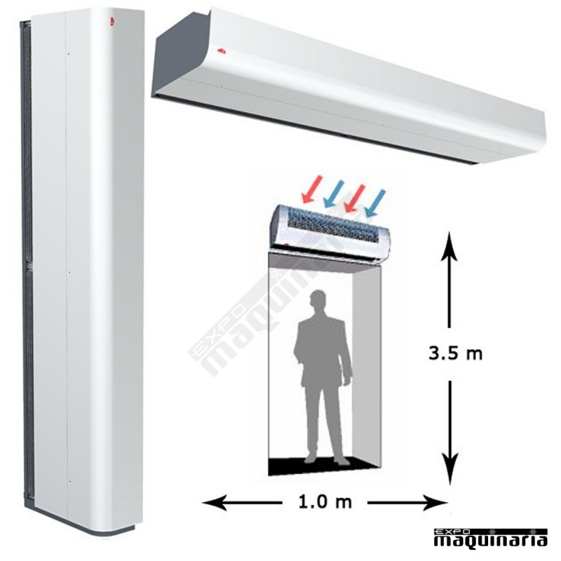 Cortina de aire AVPA3510A ambiente