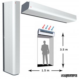 Cortina de aire ARPA3515E12 ambiente