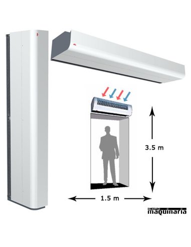 Cortina de aire ARPA3515E12 ambiente