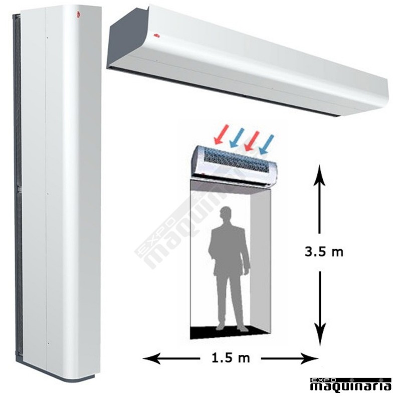 Cortina de aire ARPA3515E12 ambiente