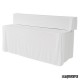 Funda de mesa ZOPLAINBUFFET180 blanca