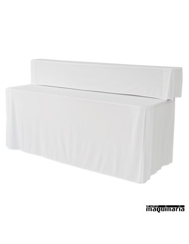 Funda de mesa ZOPLAINBUFFET180 blanca
