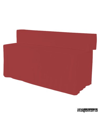 Funda de mesa ZOPLAINBUFFET180 rojo