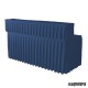 Funda de Mesa BUFFET180 PARAMOUNT (plisada) azul