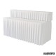 Funda de Mesa BUFFET180 PARAMOUNT (plisada) blanco