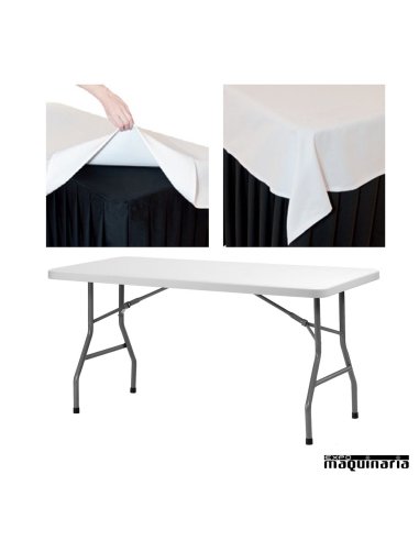 Mantel hosteleria rectangular 152.4 cm. ZOCUBREMESAXL150