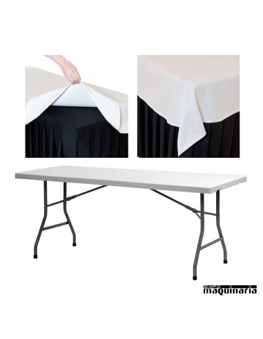 Mantel hosteleria rectangular 182.9 cm ZOCUBREMESAXL180
