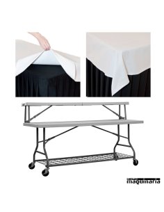Mantel hosteleria buffet 182.9 cm ZOCUBREMESABUFFET 2