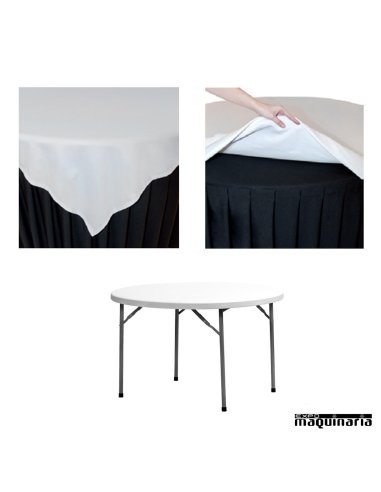 Mantel hosteleria redondo 122 cm ZOMANTELPLANET120