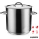 Olla industrial inox 98 litros con tapa TOP LINE