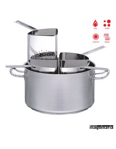 Set de cacerola 20.2 litros + 4 coladores de pasta PU223035
