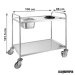 Carro desembarace inox 2 bandejas de 100 x 60 cm PU80680