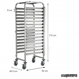 Carro Desmontable para 15 bandejas GN 1/1 PU80970