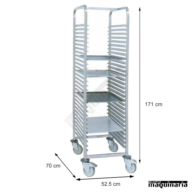 Carro pastelería 30 guías PU80460