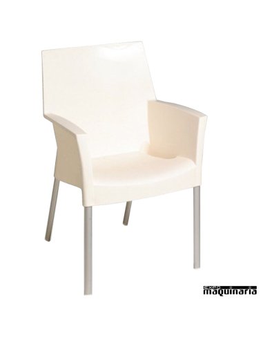 Sillon bar apilable FAMARBELLA color crudo
