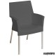 Sillon bar apilable FAMARBELLA color negro