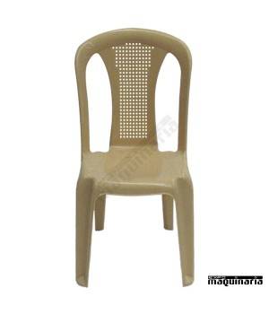 Silla Resina para la Hostelería 1F051 armazon monobloc