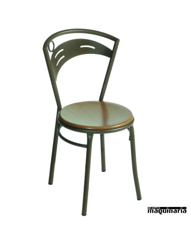 Silla de interior FACIBELES asiento madera