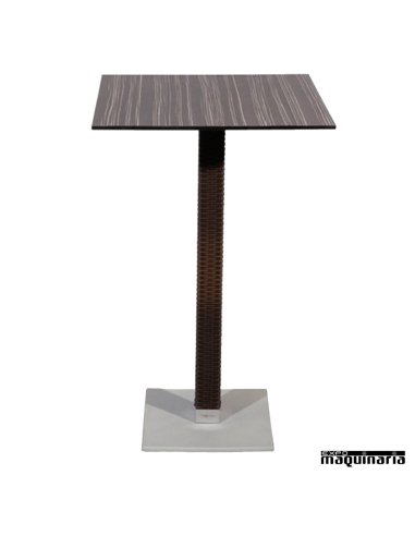 Mesa Alta Rattán FAPICASSO-H-EX40x40-RATTAN