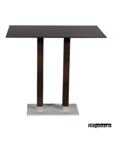 Mesa Alta Rattán FAPICASSO-H-EX75x40-RATTAN