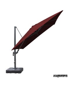 Parasol 3x3 aluminio DELUXE color  2