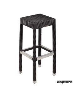 Taburete de médula de rattan FAMONZA 2