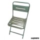 Silla plegable vintage 1F501 color verde