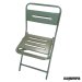 Silla plegable vintage  1F501 color verde