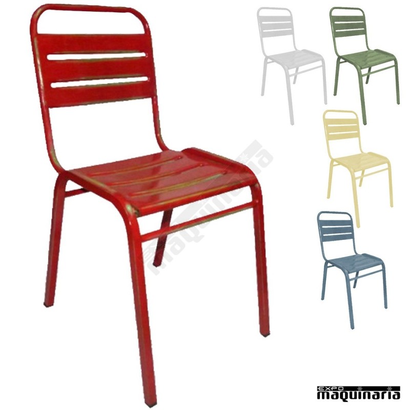 Silla apilable vintage 1F503 