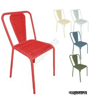 Silla apilable retro 1F502