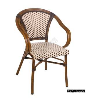 Sillón ratan aluminio FABRUSELAS