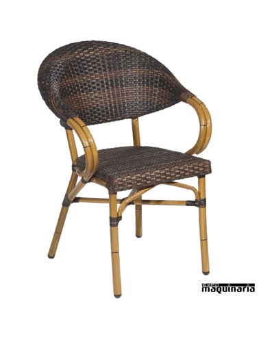 Sillón ratan aluminio FAGANTE RATTAN