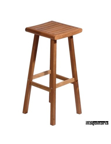 Taburete plegable madera teka FAELDA
