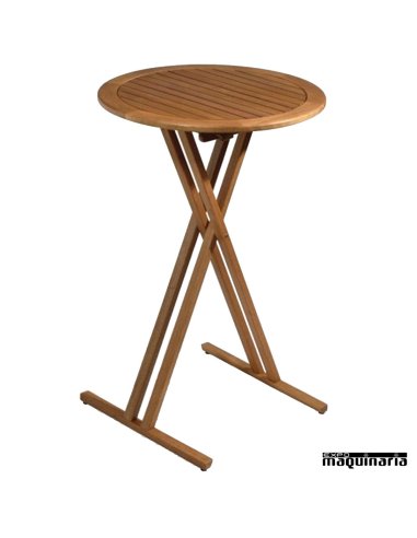 Mesa alta madera FABENIDORM-H no plegable