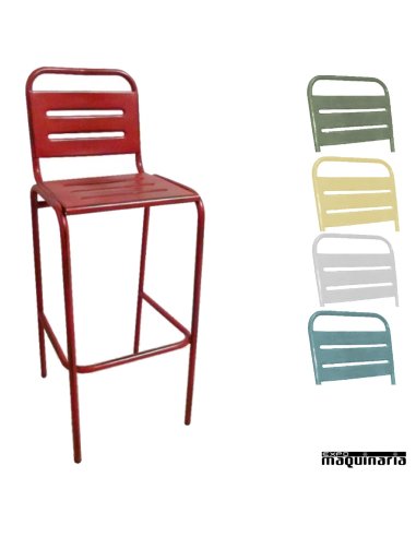 Taburete vintage apilable FAVERACRUZ-T