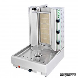 Asador de Kebab a gas inoxidable NTKG06