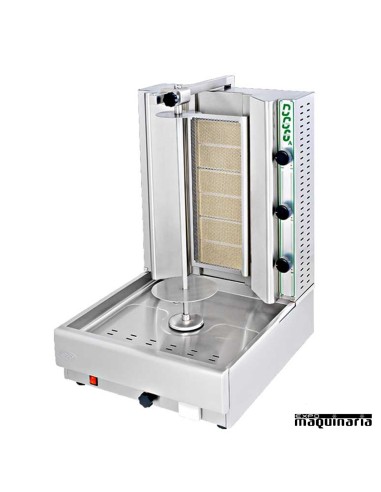 Asador de Kebab a gas inoxidable NTKG06