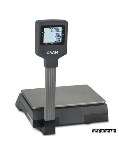 Balanza Comercial sin ticket GRZFOC-30P RS vista cliente