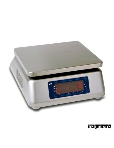 Balanza Industrial GRGX con doble Display LED lado del cliente